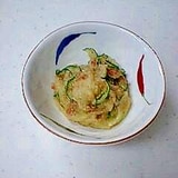 さっぱり　ナスときゅうりの梅和え　ゴマ風味